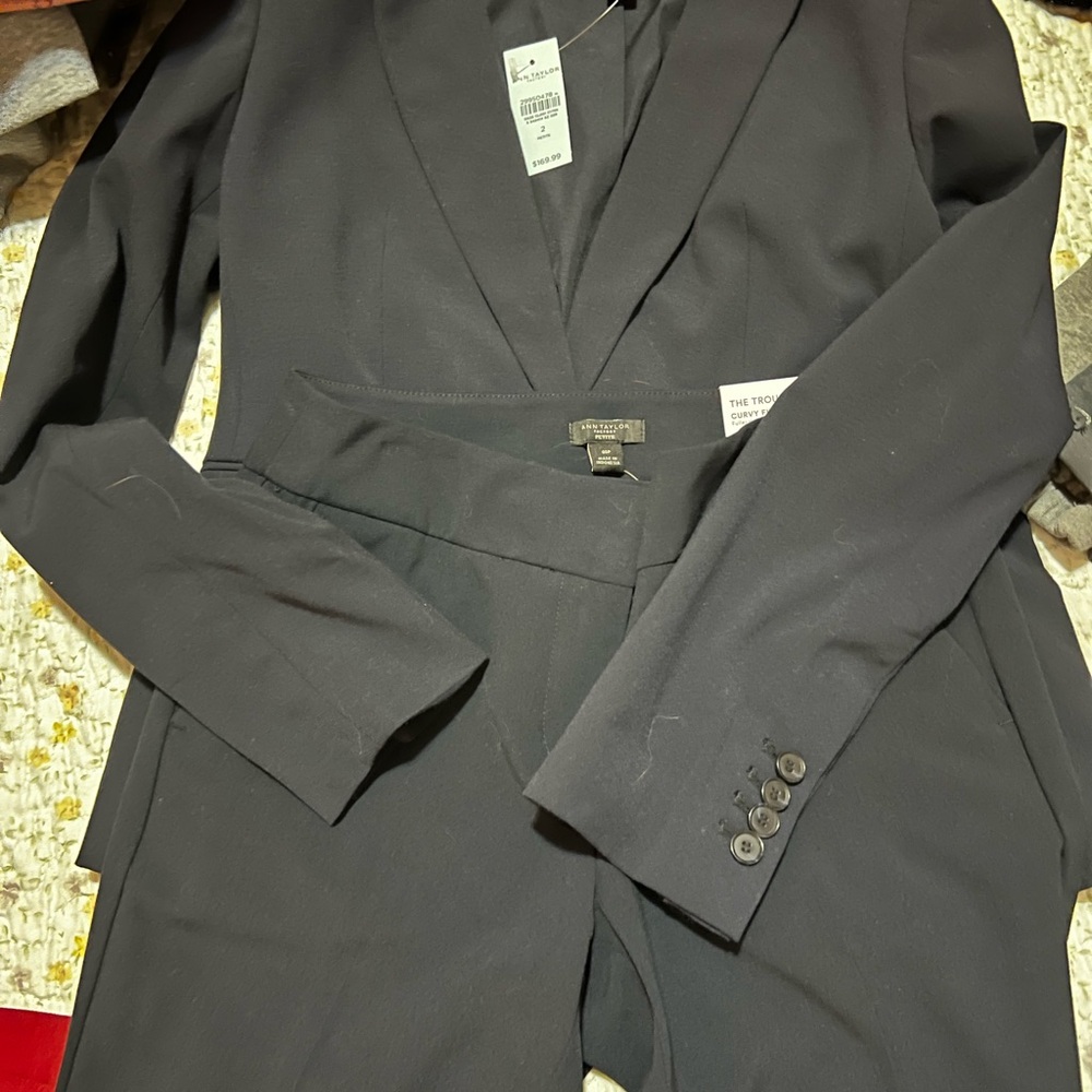 Ann Taylor Factory Black Blazer